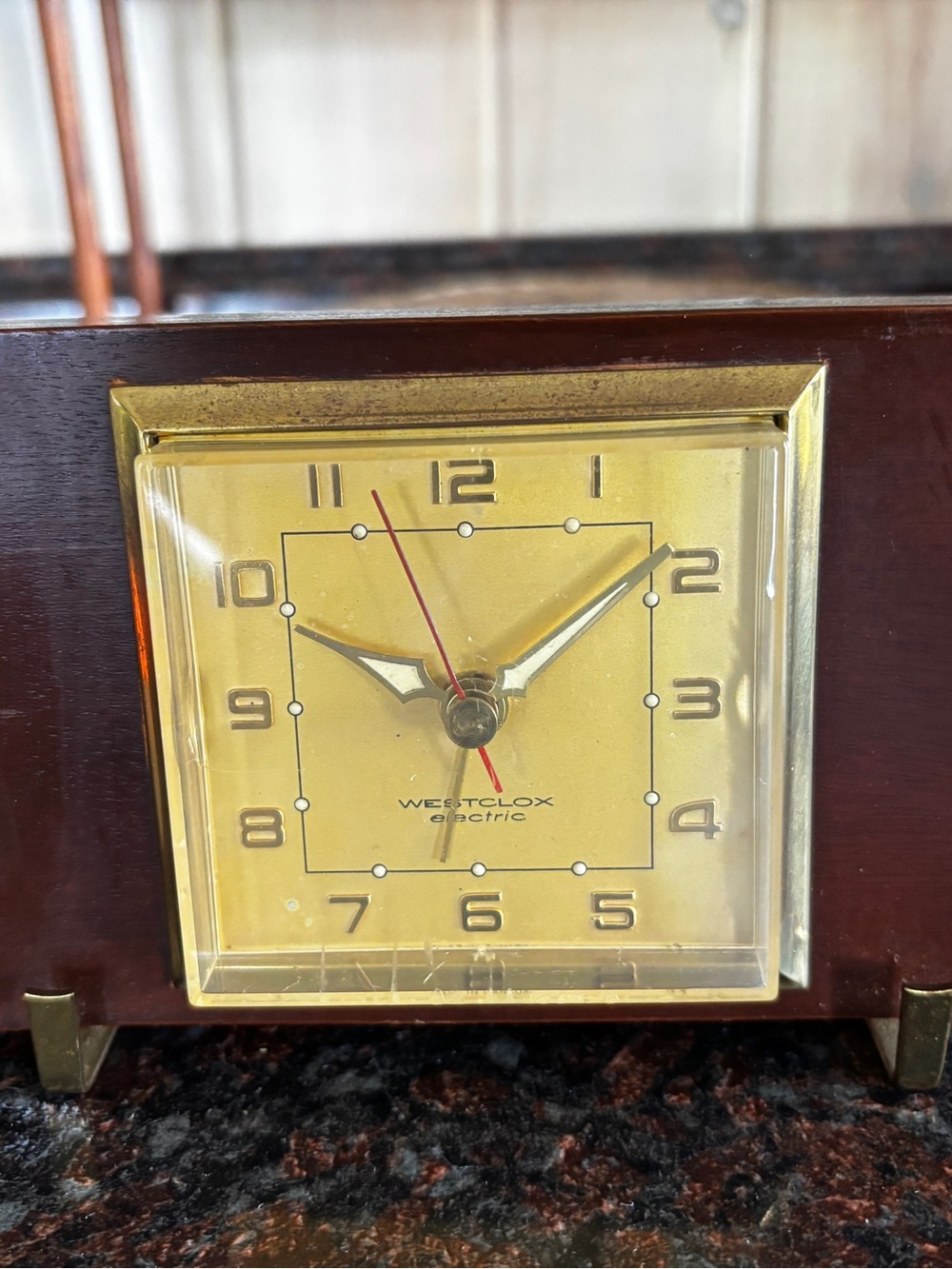 Vintage Westclox mid century electric alarm clock 1960’s